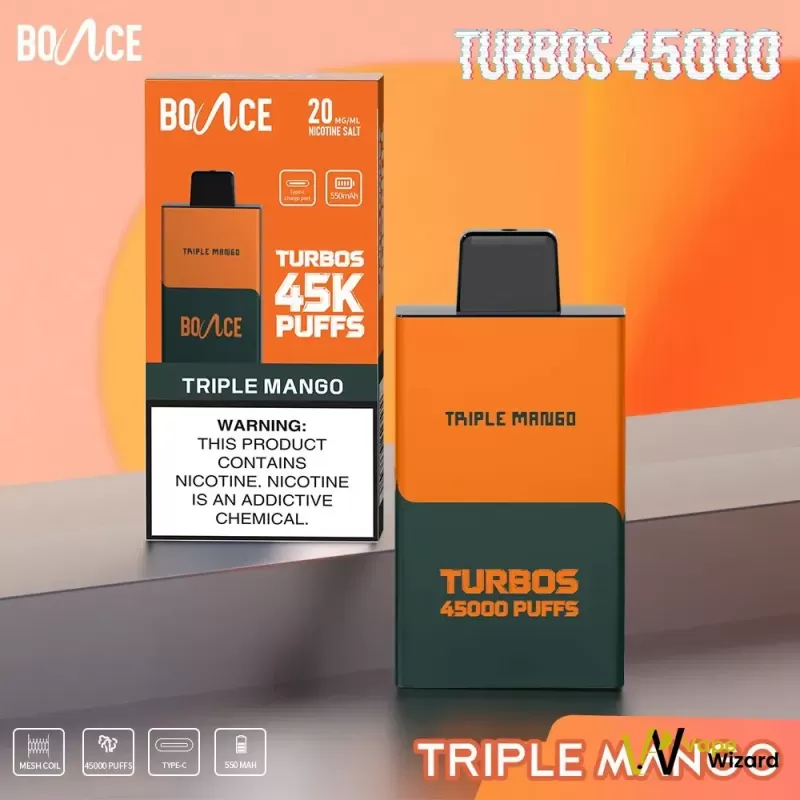 Bounce X Turbo 45000 Puffs Disposable Vape in Dubai UAE - Vapewizarddxb - Image 3