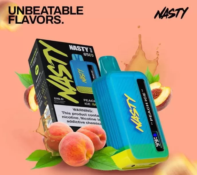 Nasty Bar Rechargeable Disposable Vape (8500 Puffs) - 20 mg / Cherry Watermelon - Image 3