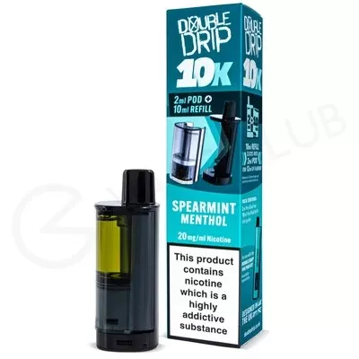 Spearmint Menthol Double Drip 10K Refill Pod