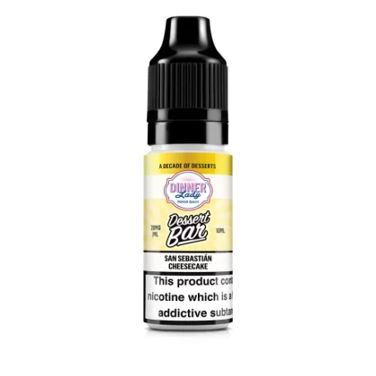 Dinner Lady Dessert Bar San Sebastien Cheesecake Nic Salt - 20mg - Pack of 10