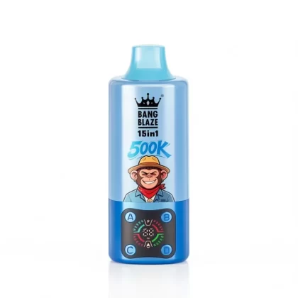Bang Blaze 500K Puffs 15en1 850mAh Bobina de Malla 0-5%