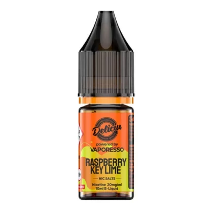Raspberry Key Lime Nic Salt E-Liquid by Deliciu (10ml) - 10mg
