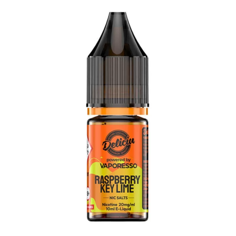 Raspberry Key Lime Nic Salt E-Liquid by Deliciu (10ml) - 10mg