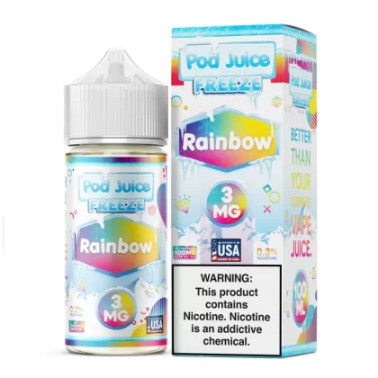Pod Juice FREEZE - Rainbow - 100ML E-Liquid - 3MG