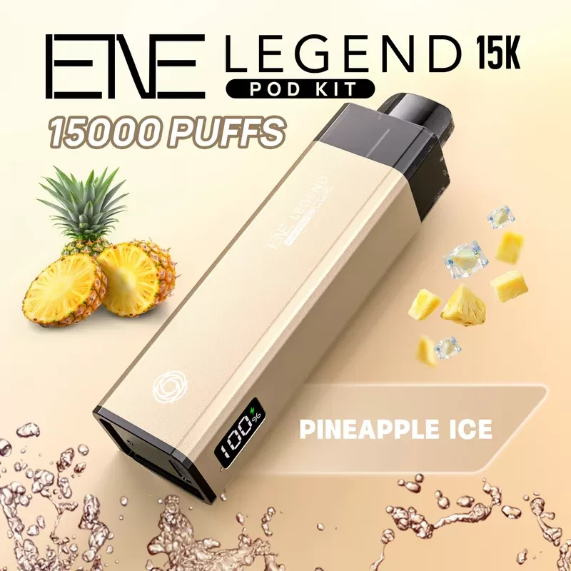 Pineapple Ice Elux Legend 15K Puff Prefilled Pod Kit – £6.89