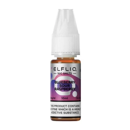 Blueberry Sour Raspberry Elfliq Nic Salt E-liquid By ELF Bar - Eliquidsupply