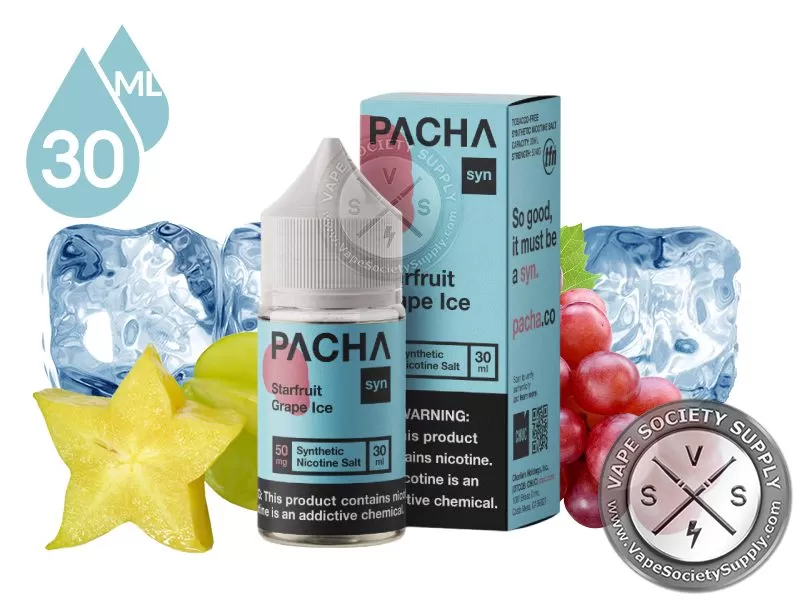 Starfruit Grape Ice PACHA Salt 30ml