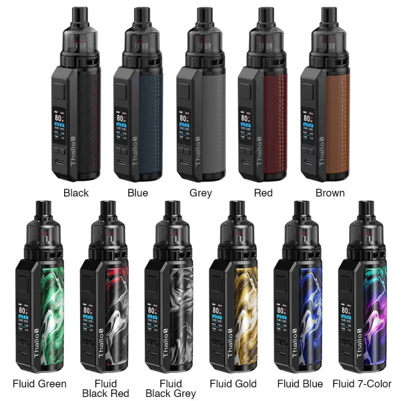 SMOK Thallo S Pod Mod Kit 100W 5ml - Fluid Black Red - Image 2