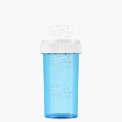 Child Resistant | Blue Reversible Cap Vials | 40dr – 10g – 150 Count - Vape Store