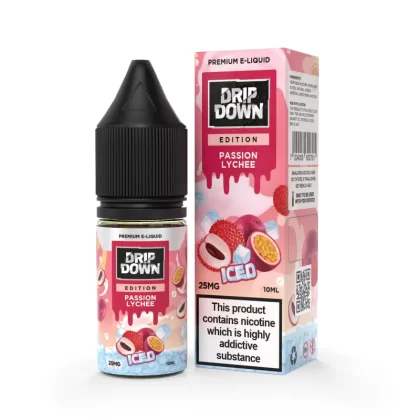 Drip Down Salt- Passion Lychee Ice 10ml (25,50mg) - Vape Product, Vape Product