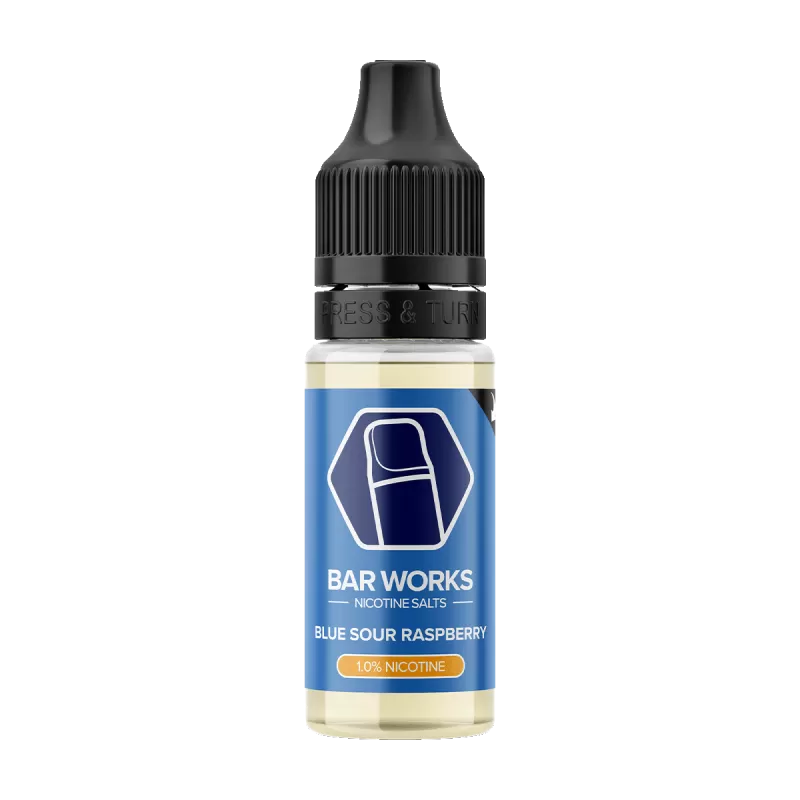 Blue Sour Raspberry Nic Salt by Bar Works - 10ml - 20mg - Vape Product (0ACD8D) - Image 2