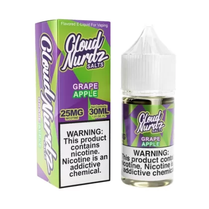 Cloud Nurdz Salts Grape Apple eJuice - Vape Product; Vape Product, Vape Product (849A06)