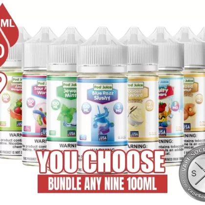 Pod Juice Bundle 9x100ml (900ml)
