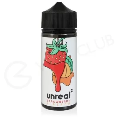 Strawberry & Peach Shortfill E-Liquid by Unreal 2 100ml