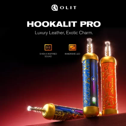 OLIT HookaLit Pro 60K Puff Disposable E-Hookah - 60,000 Puffs - Blueberry Mint