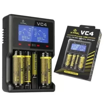 XTAR VC4 Li-ion/Ni-MH Battery Charger - Centralvapors
