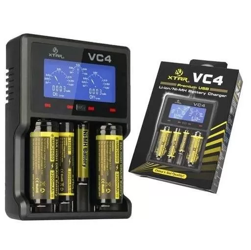 XTAR VC4 Li-ion/Ni-MH Battery Charger - Centralvapors