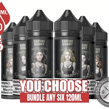 Suicide Bunny Bundle 6x120ml (720ml)