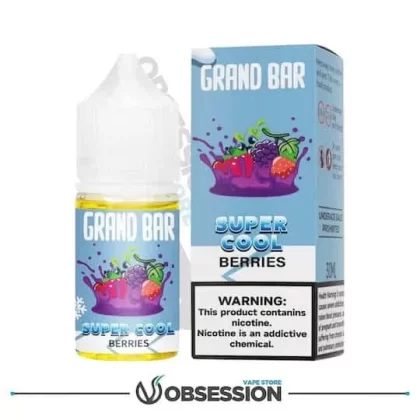 Berries Super Cool Salt 30ml | Grand Bar Premium Liquid