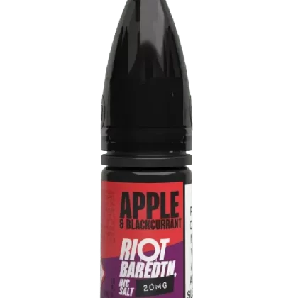 RIOT BAREDTN APPLE & BLACKCURRANT 10ML NIC SALT E-LIQUID
