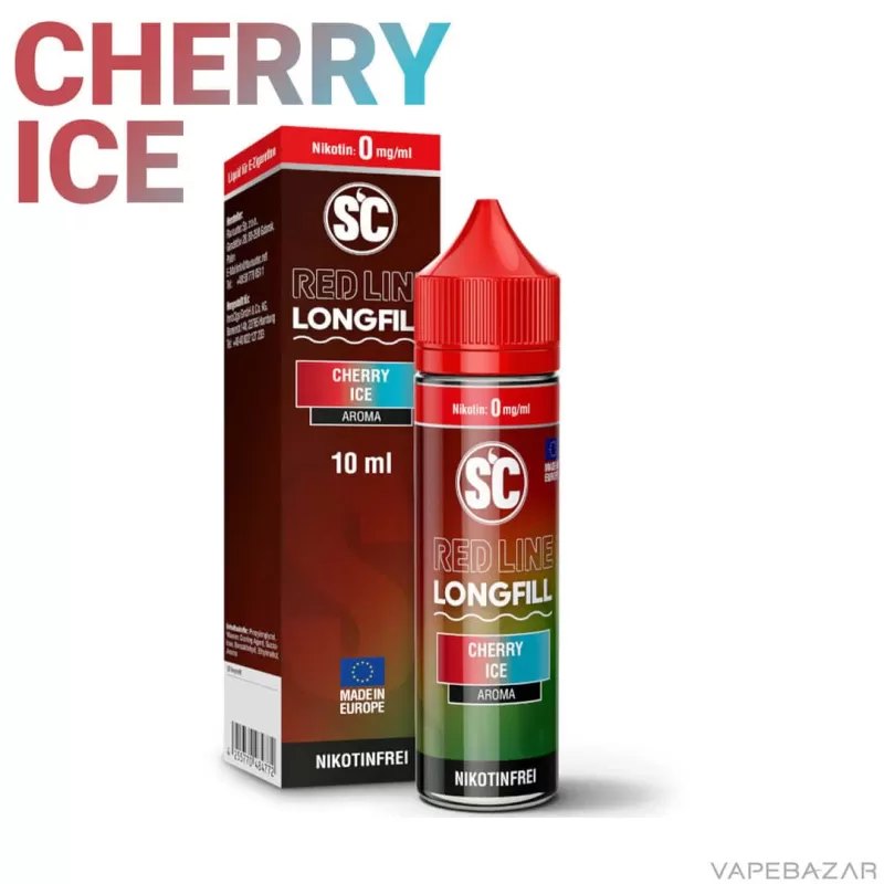 SC Red Line Longfill Aroma – Cherry Ice - Image 2