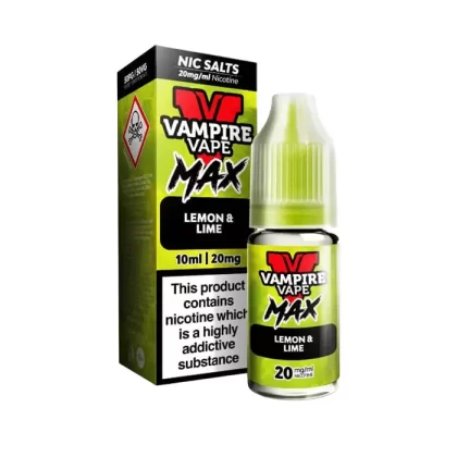 Lemon & Lime Nic Salt E-Liquid by Vampire Vape Max - 10 mg - Medium Strength