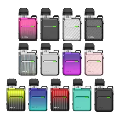 SMOK Novo Master Box 30W Pod System - Black Carbon Fiber, Green Black
