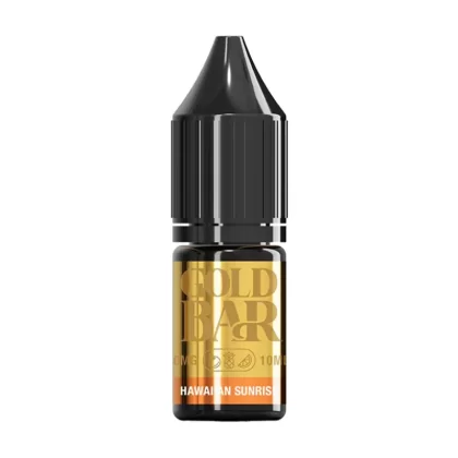 Gold Bar Hawaiian Sunrise Nic Salt vape Juice - 10 Pack
