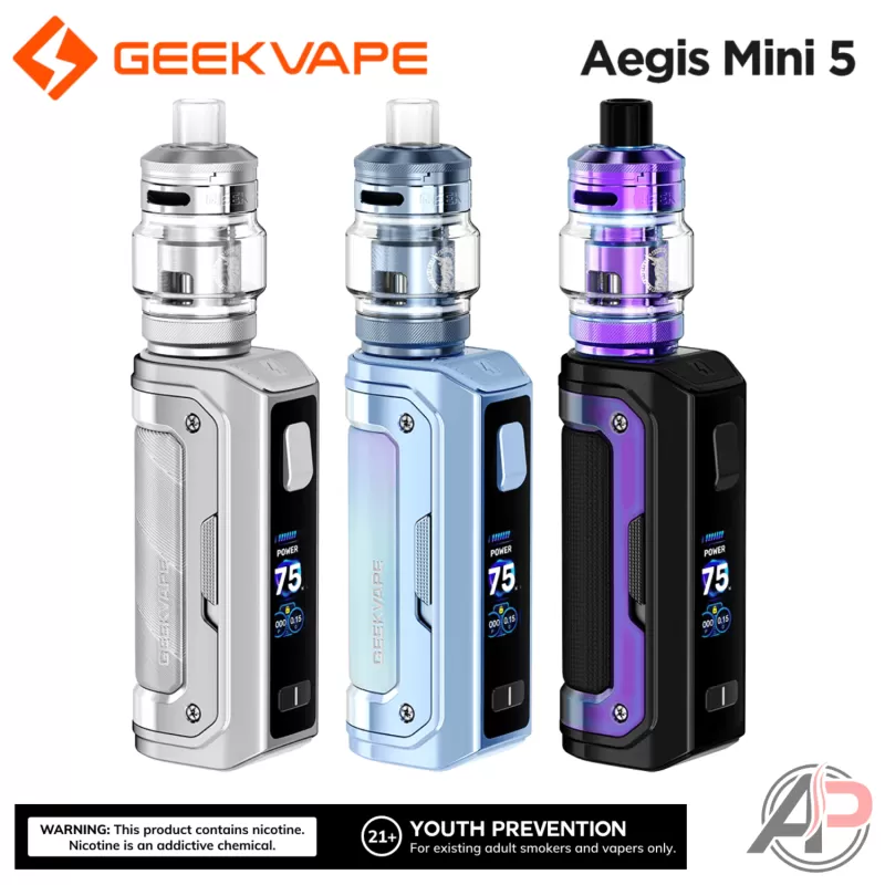 Geek Vape Aegis Mini 5 100w Mod Starter Kit Device
