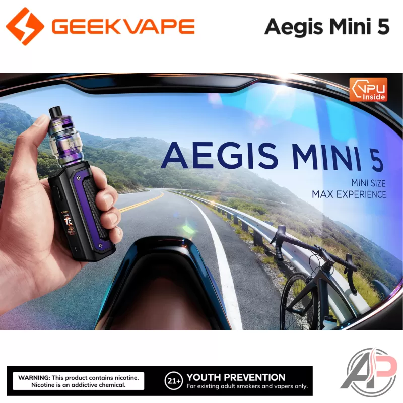 Geek Vape Aegis Mini 5 100w Mod Starter Kit Device - Image 2