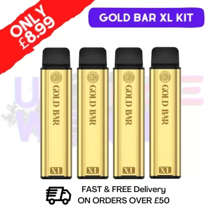 Gold Bar XL Prefilled Pod Kit – £8.99