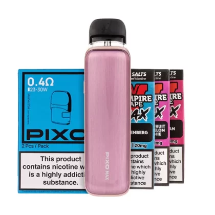 Aspire Pixo Max Pod Kit Bundle - Wood Grain / 0.4ohm