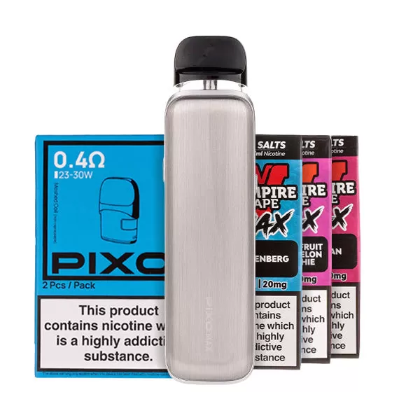 Aspire Pixo Max Pod Kit Bundle - Wood Grain / 0.4ohm - Image 2