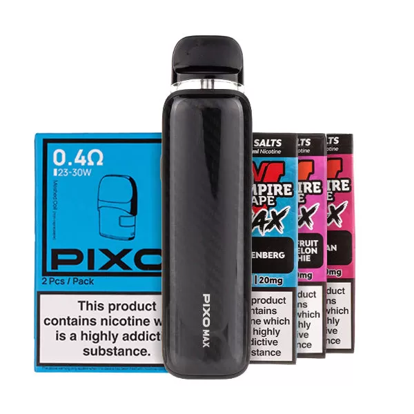 Aspire Pixo Max Pod Kit Bundle - Wood Grain / 0.4ohm - Image 3