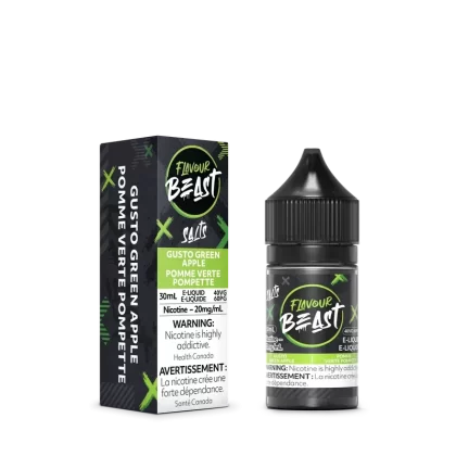 Flavour Beast E-liquid – Gusto Green Apple - Strength#10MG>20MG