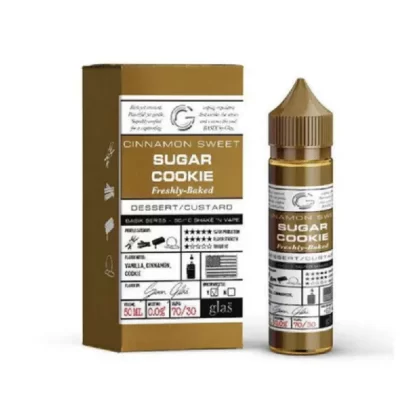 Glas Basix 50ml Shortfill E-Liquid Sugar Cookie - Nicotine Strength#0mg
