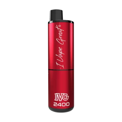 IVG 2400 Rechargeable Vape Kit - Red Edition - Vapeshop Co
