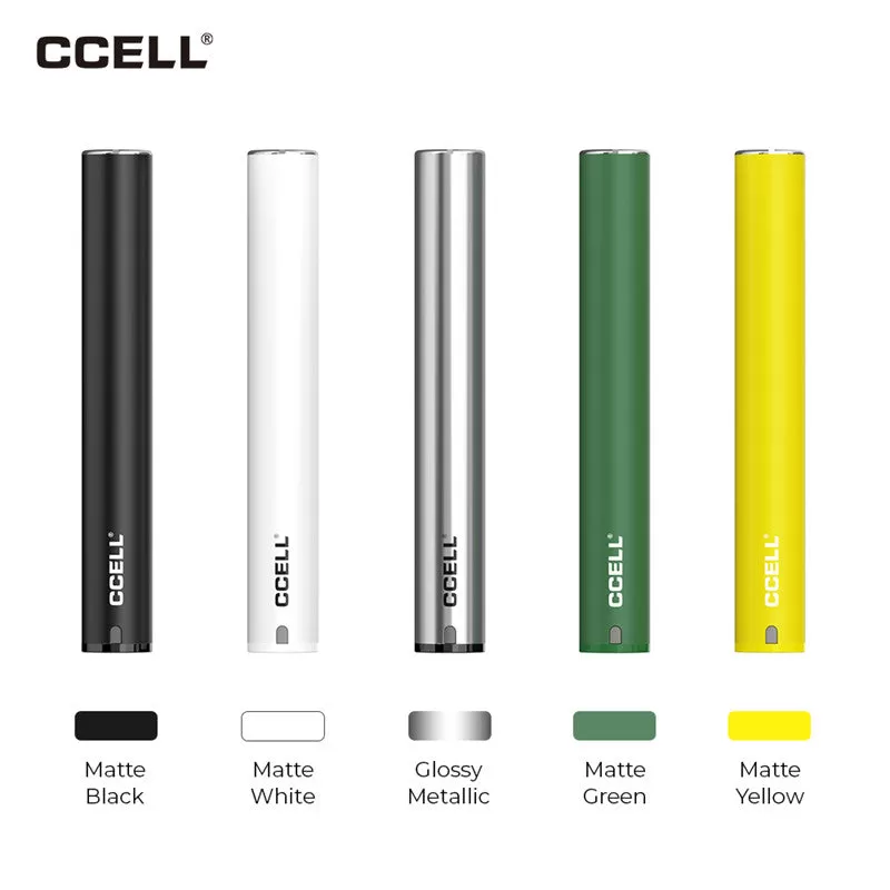 CCELL M3 Plus 510 Vaporizer Battery - Matte Green - Image 2