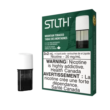 STLTH Pod Pack - Mountain Tobacco - 20 mg/mL (wholeseller) - Excise ON, BOLD 50 (20 mg/mL)(wholeseller) - Excise ON