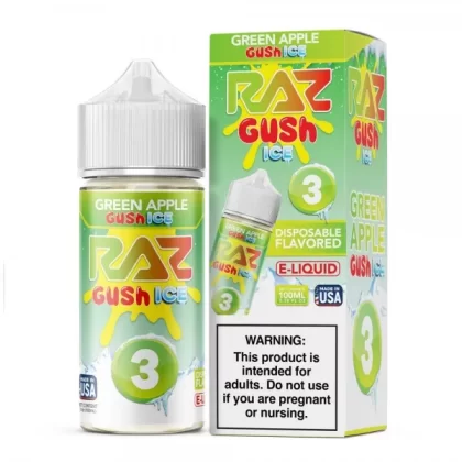 RAZ Nixodine Green Apple Gush Ice 100ml
