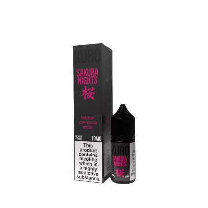 Kuro Sakura Nights Nic Salts 10ml E-Liquid By Riot - 20mg