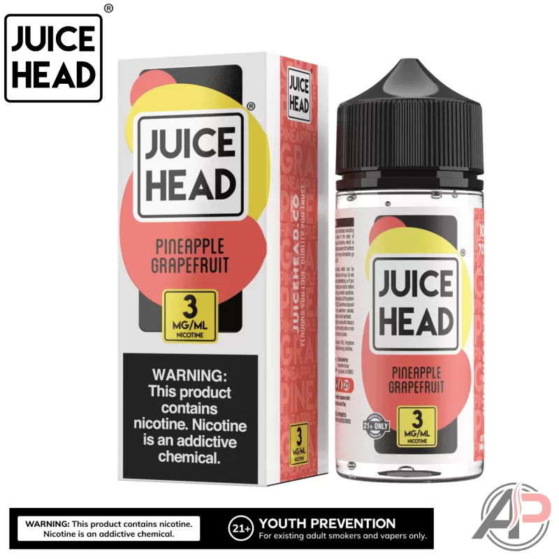 Juice Head Pineapple Grapefruit E-Liquid 100mL - Image 2