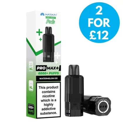 20mg Hayati Pro Max + 6000 Prefilled Replacement Pods - Vape Co
