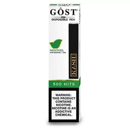 Kash Gost Vape - Pack Count#2 Pack~Flavor#Apple>Grape>Mango>Menthol>Tobacco~Nicotine#59MG