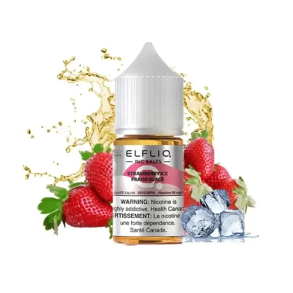 Elf Bar E-Liquids -Strawberry Ice – Salt Nic – 30 ML - Nicotine#20 MG