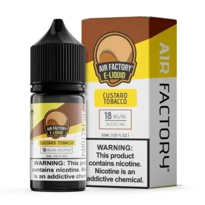 Custard Tobacco Nicotine Salt by Air Factory E-Liquid - Size#30ml~Nicotine#18MG>36MG