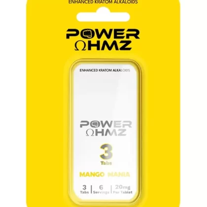 Mango Mania Power 7OHMZ Enhances Kratom Alkaloids 3ct - Ejuicewarehouse