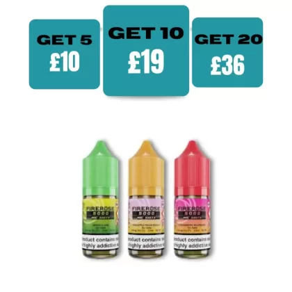 Firerose 5000 Nic Salt 10ml E-liquids - Cherry Sours / 10mg