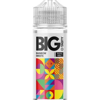 Big Tasty Candy Rush Rainbow Sweets E Liquid 120ml