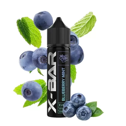 X-BAR E-liquide 50ml Myrtille Menthe